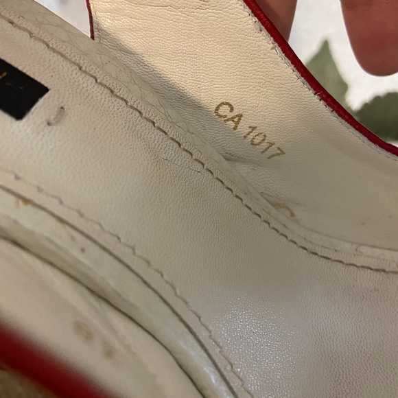 Authentic Louis Vuitton Anemone Slingback Wedges - Picture 7 of 9